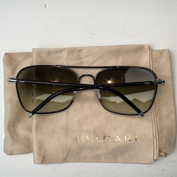 NWOB Tod’s Metal Brown Square Sunglasses ~ TO 36 14F - Picture 11 of 16